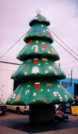 inflable - arbol - Christmas tree advertising inflatable